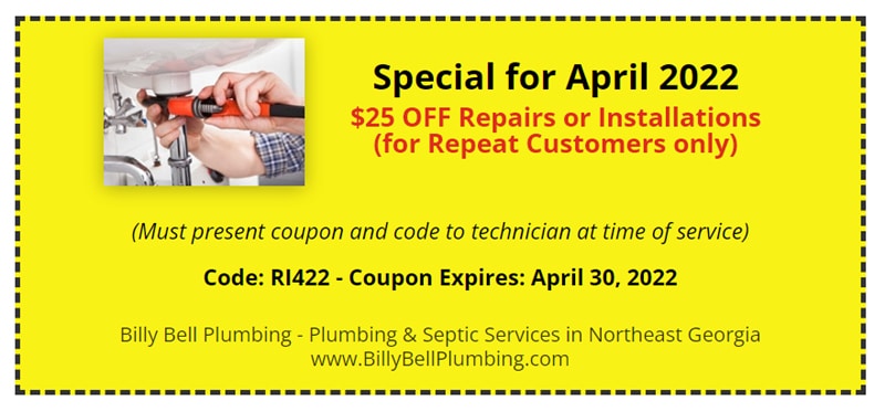 Plumbing Special - Billy Bell Plumbing