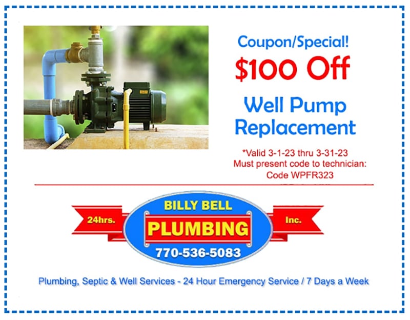 Well Pump Replacement - Gainesville Georgia