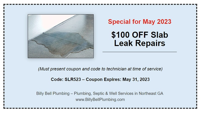 Plumbing Slab Leak Repair - Gainesville GA